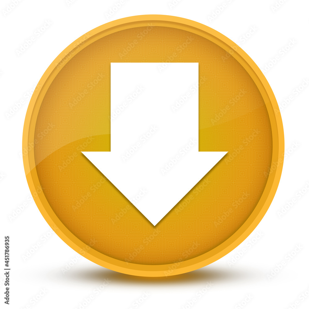 Download luxurious glossy yellow round button abstract