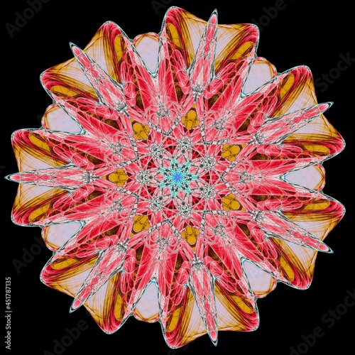 Abstract fractal illustration photo