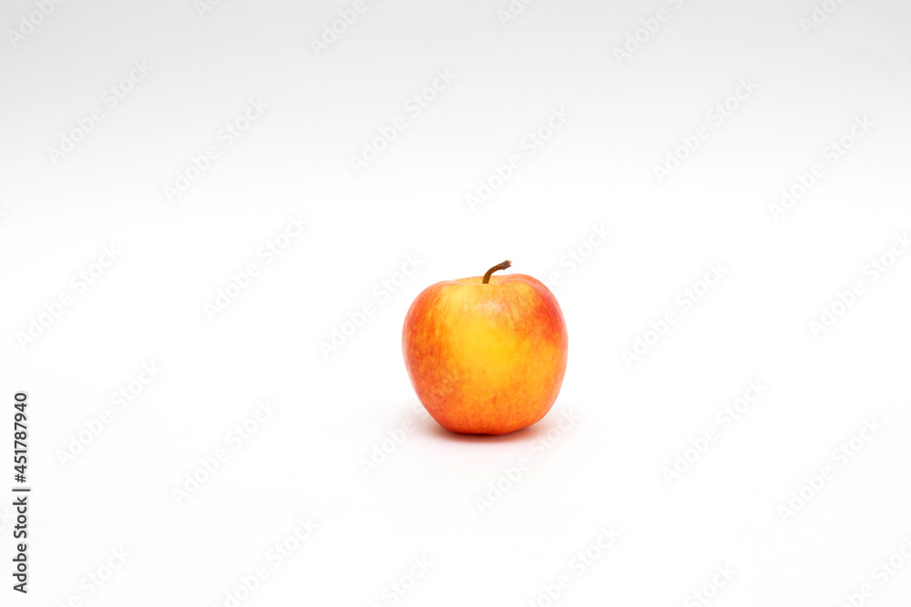 whole nectarine on a white background whole nectarine on a white background