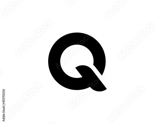 Q and QQ letter logo design vector template
