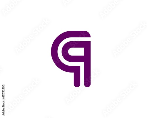 Q and QQ letter logo design vector template