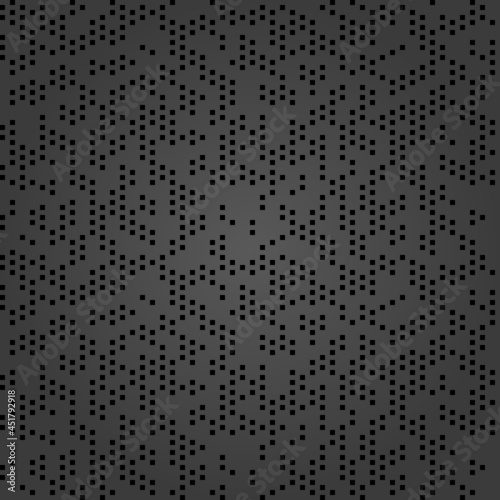 Seamless background with random black elements. Abstract ornament. Dotted abstract pattern