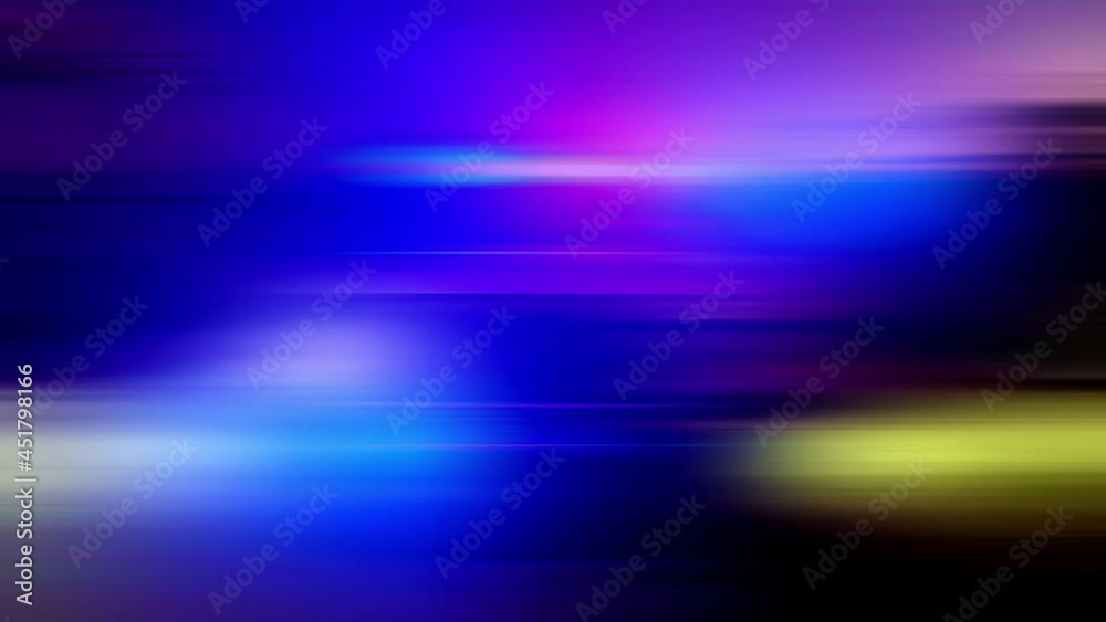 A blurred background scene of flashing police and emergency lights - seamless looping.