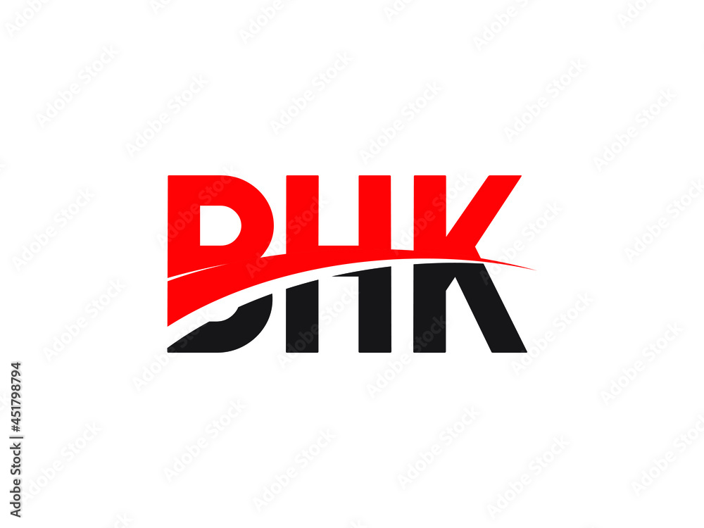 Fototapeta premium BHK Letter Initial Logo Design Vector Illustration