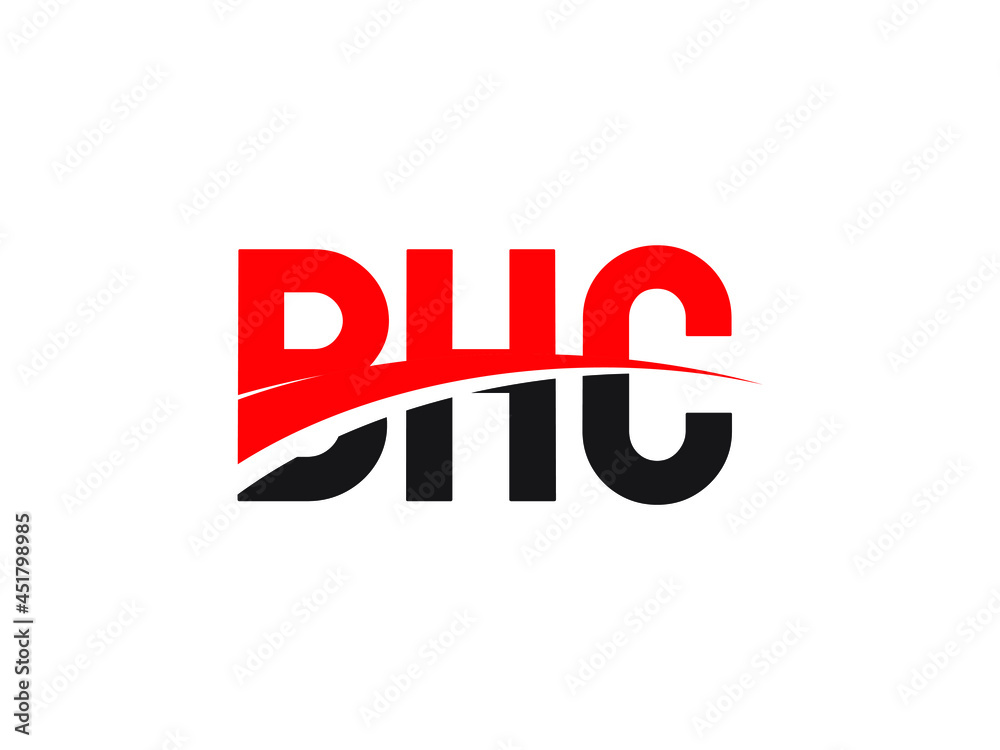 BHC Letter Initial Logo Design Vector Illustration BHC Letter Initial Logo Design Vector Illustration