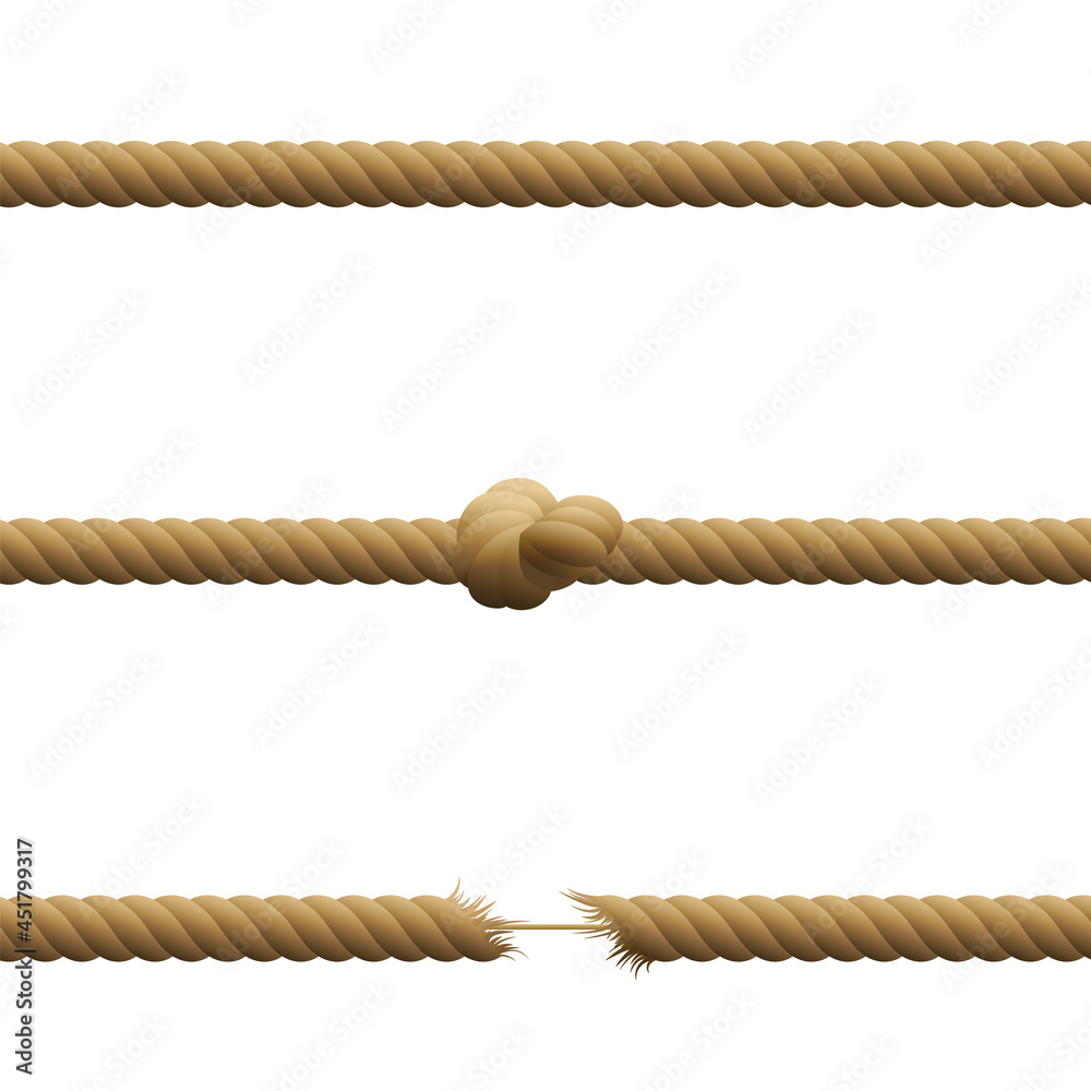 Thin Twine Tangled In A Ball And Lasso Stock Photo - Download Image Now -  Bending, Bonding, Cable - iStock