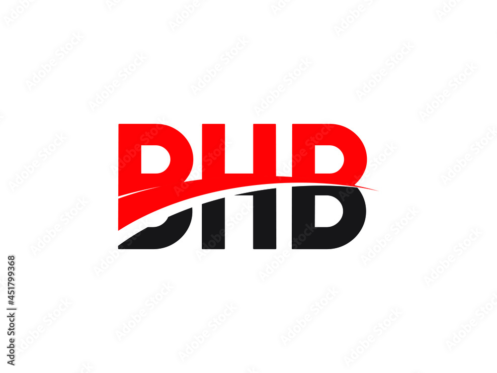 BHB Letter Initial Logo Design Vector Illustration BHB Letter Initial Logo Design Vector Illustration