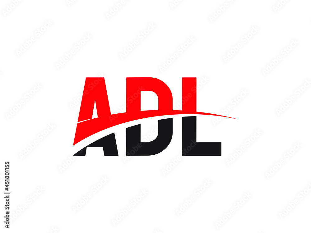 ADL Letter Initial Logo Design Vector Illustration
