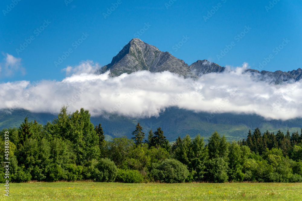 Peak Krivan in High Tatras mountains, Slovakia