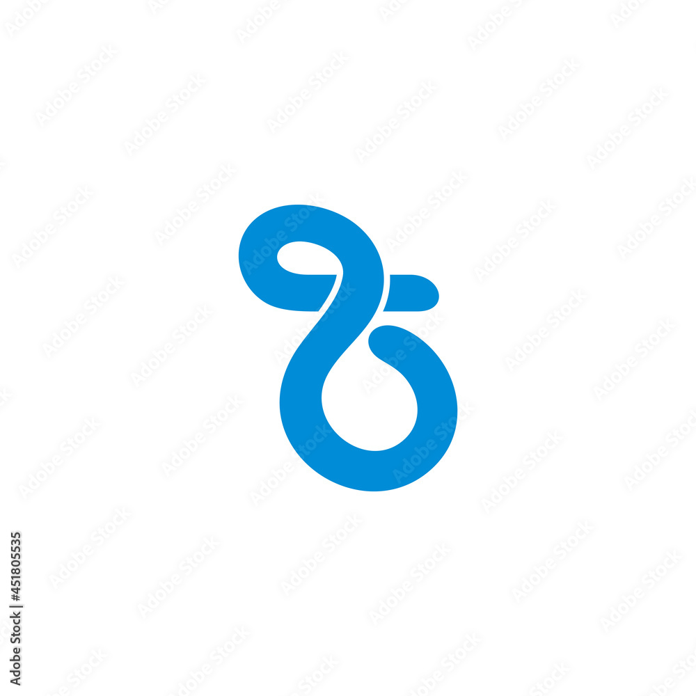 rotation line blue liquid abstract decoration symbol vector rotation line blue liquid abstract decoration symbol vector