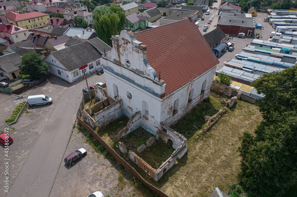 Fototapeta premium Synogoga of the 17th century in Slonim