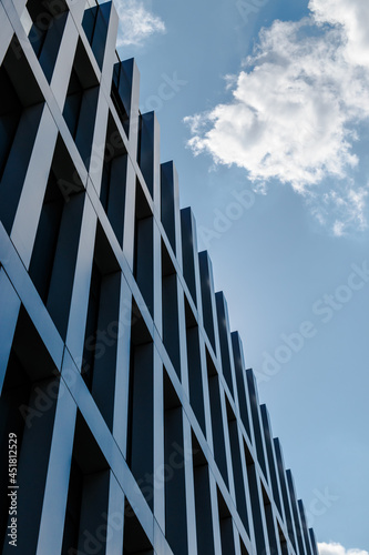 Modern office building. Architectural Elements.