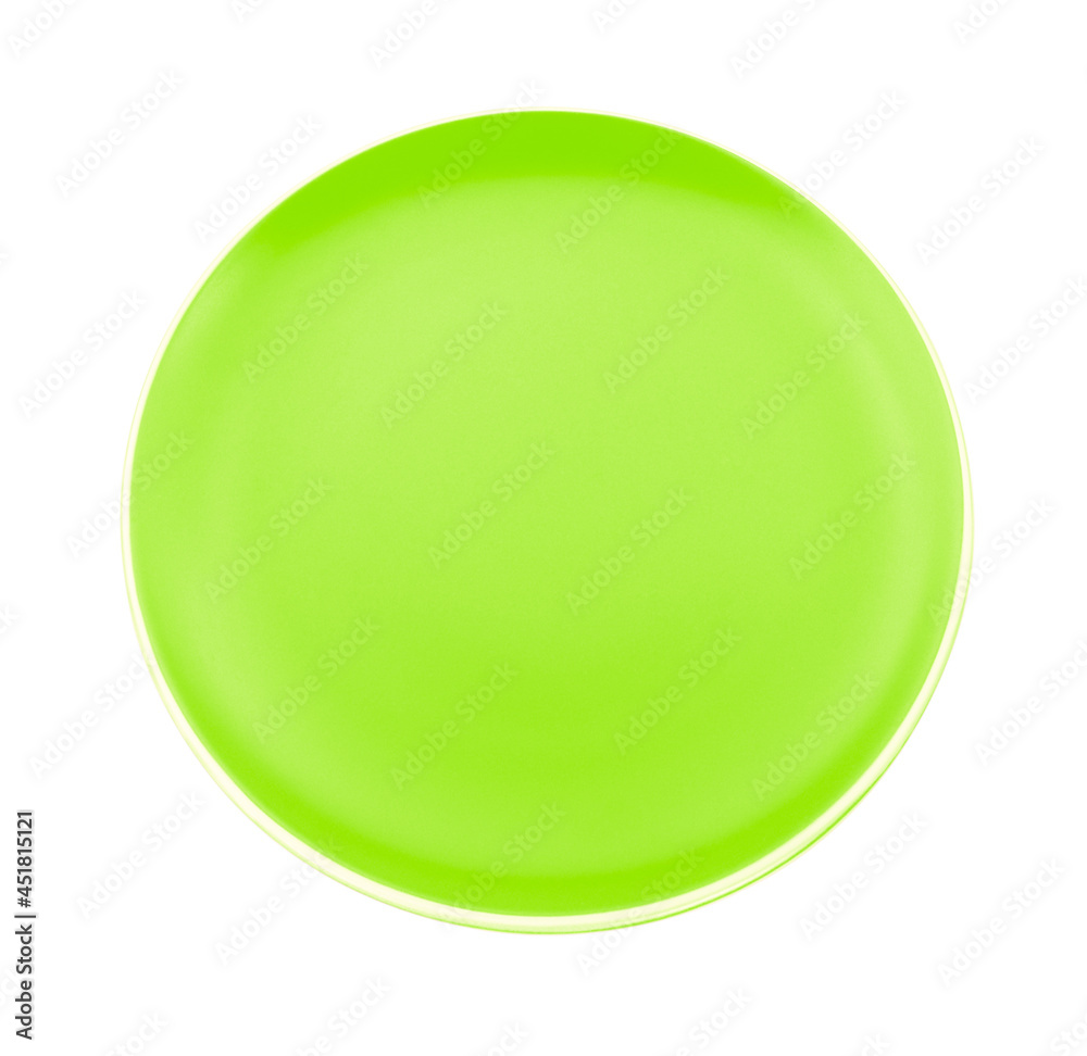 empty plate on white background empty plate on white background