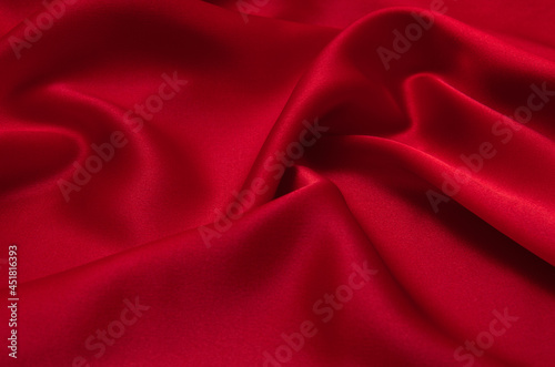 fabric red satin texture for background