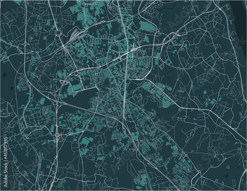 map of the city of Vila Nova de Gaia, Portugal