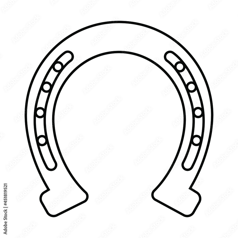 Horseshoe icon vector. lucky illustration sign. casino illustration symbol. Horseshoe icon vector. lucky illustration sign. casino illustration symbol.