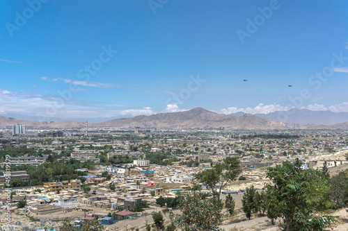 U.S. Army helicopters over Kabul, Afghanistan