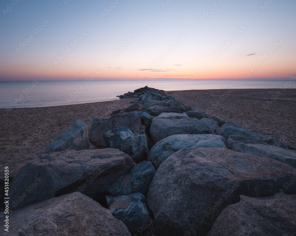Sunrise on the Beach, Plum Island Massachusetts Sunrise on the Beach, Plum Island Massachusetts