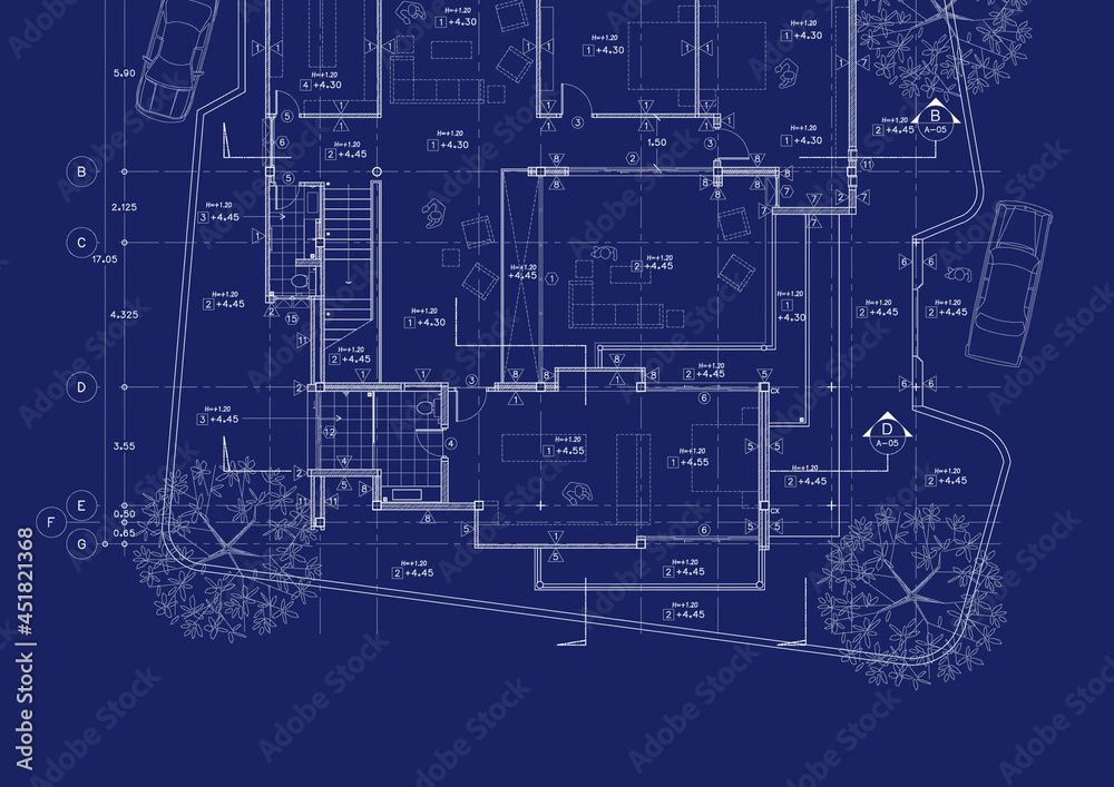 Write a blueprint architecture for building.