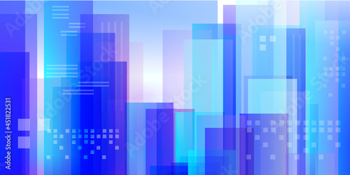 Wallpaper Mural The image of a futuristic city. Sustainable, developmental. Torontodigital.ca