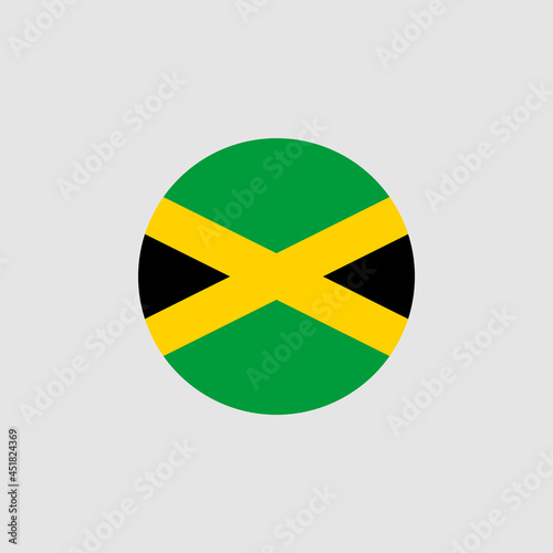 Free Download PrintNational Jamaica flag, official colors and proportion correctly. Vector illustration. EPS10. - GFXLoad