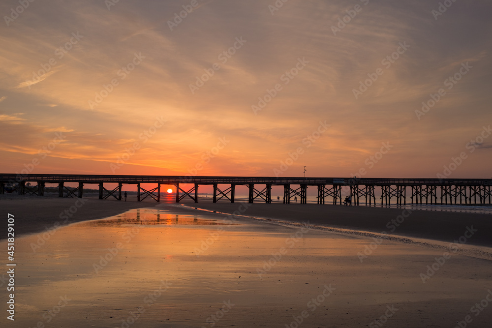 Sunrise Beach Reflection