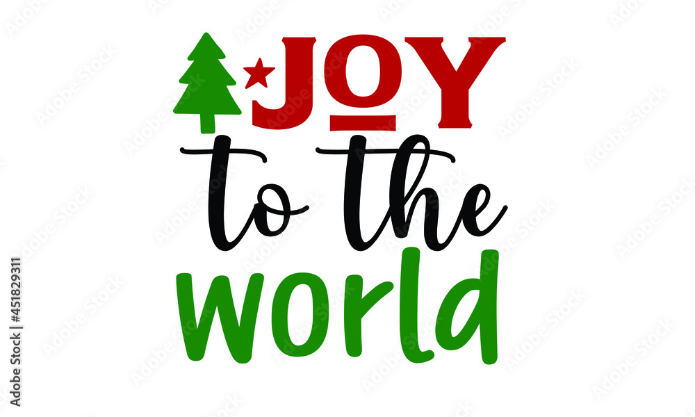 Fototapeta premium Christmas SVG Design Template