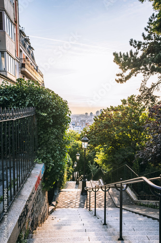 Quadro su tela Rues de Montmartre, Paris
