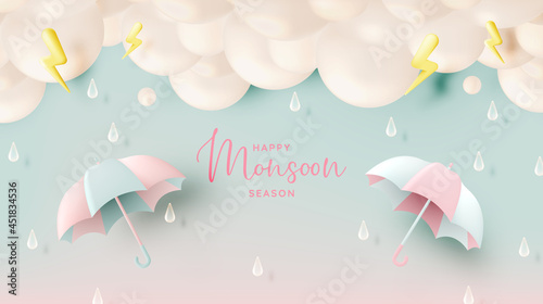 Monsoon season banner sale