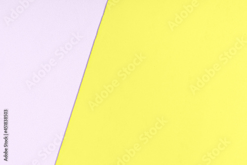 Yellow and purple foam sheet with diagonal texture background. Full frame