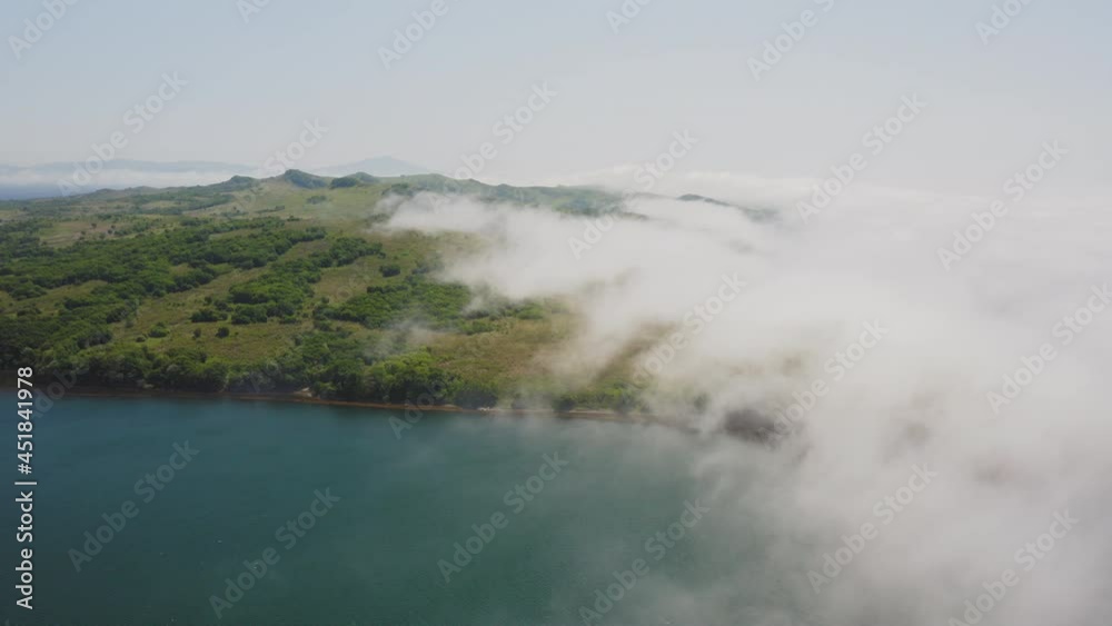 Aerial view of the Krabbe Peninsula in summer Aerial view of the Krabbe Peninsula in summer