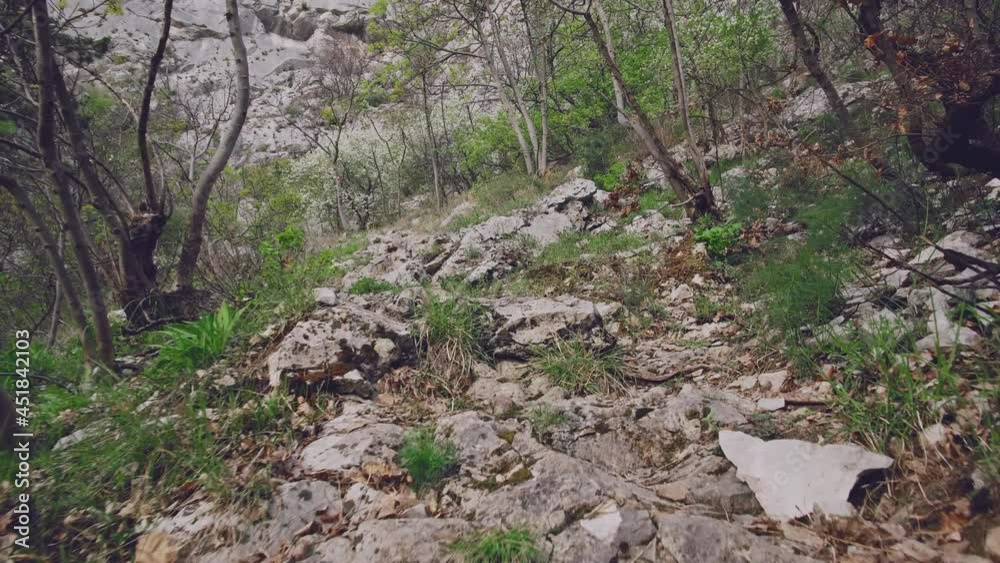climbing a mountain path climbing a mountain path