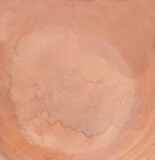background from clay terracotta plate close up