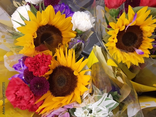 bouquet of sunflowers