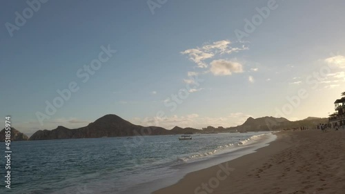 sunset on the beach