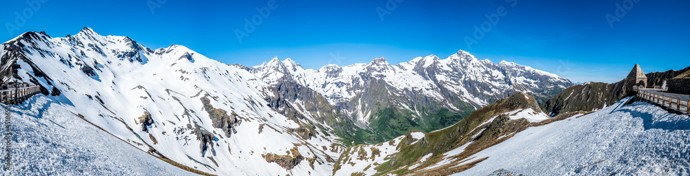 landscape at the Grossglockner mountain