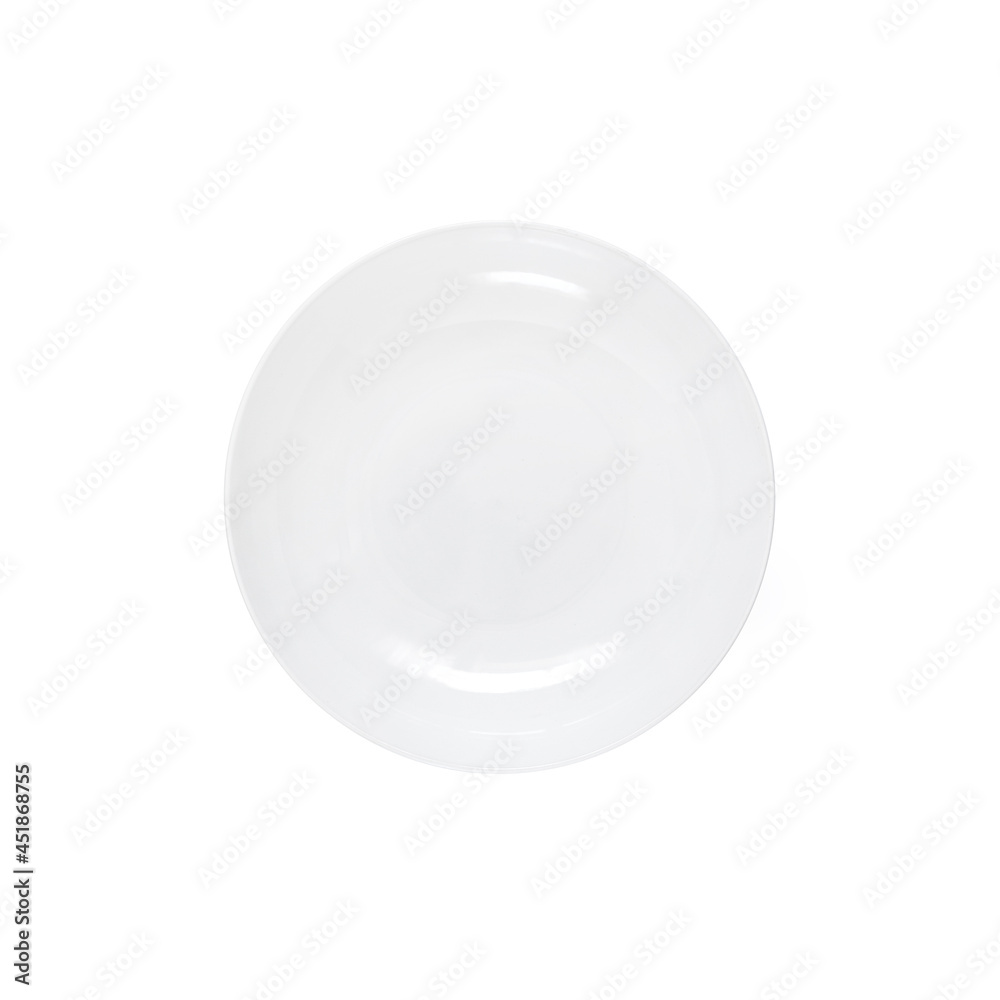 Ceramic plate isolated on white background Ceramic plate isolated on white background
