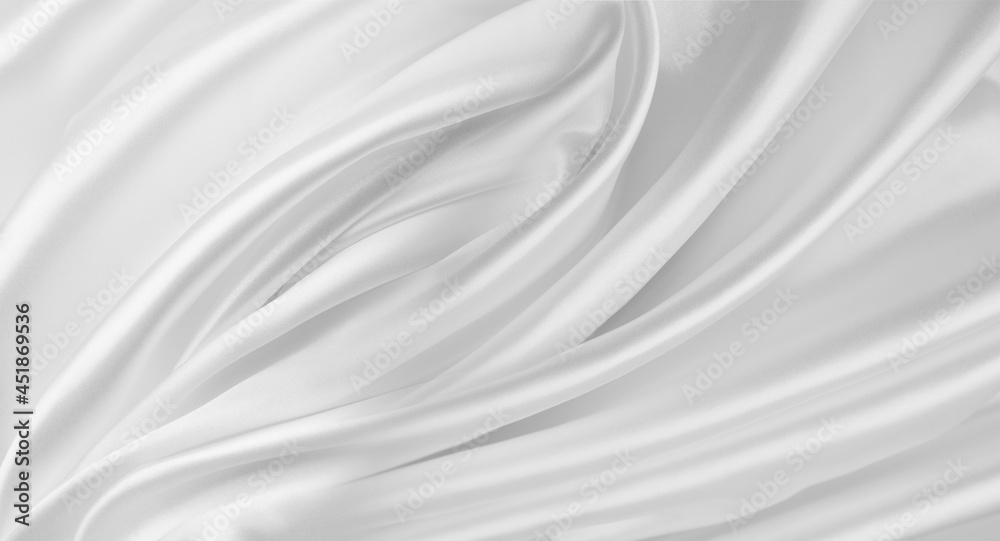 White silk fabric lines White silk fabric lines