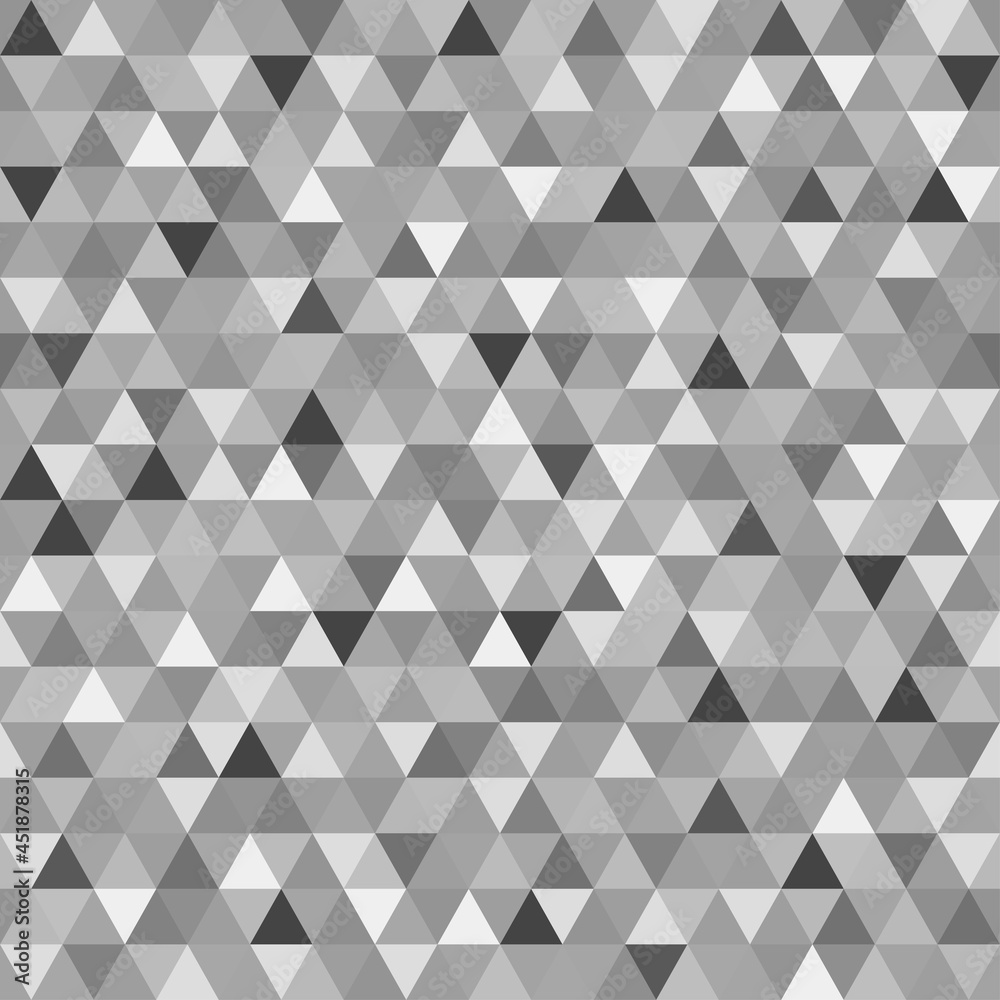 Seamless triangle pattern. Wallpaper of the surface. Tile background. Print for polygraphy, posters, t-shirts and textiles. Unique texture. Doodle for design