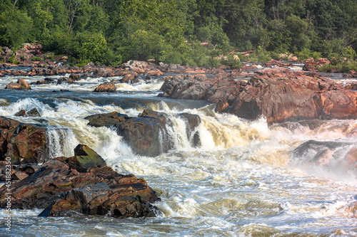 Great Falls Park. A small National Park Service site in Virginia, United States.  photo