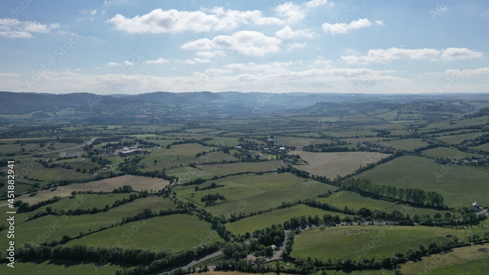 Survol de l'Aveyron à Séverac d'Aveyron