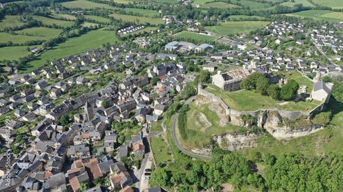 Survol de l'Aveyron à Séverac d'Aveyron