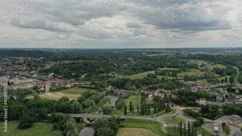 survol du Cher à Saint-Amand-Montrond