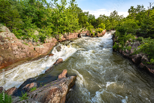 Great Falls Park. A small National Park Service site in Virginia, United States.  photo