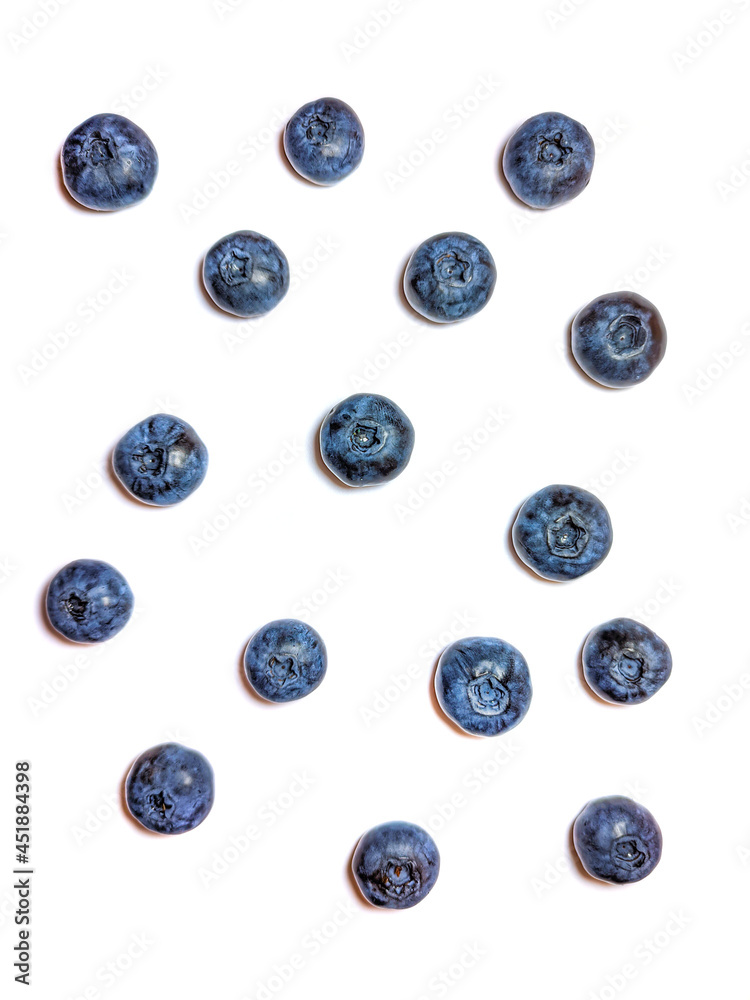 Blueberry isolated. Blueberries background. Blueberry on white background.Tasty blueberries isolated on white background. Blueberries are antioxidant organic superfood.