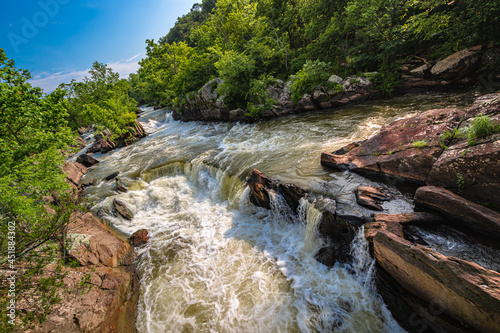 Great Falls Park. A small National Park Service site in Virginia, United States.  photo