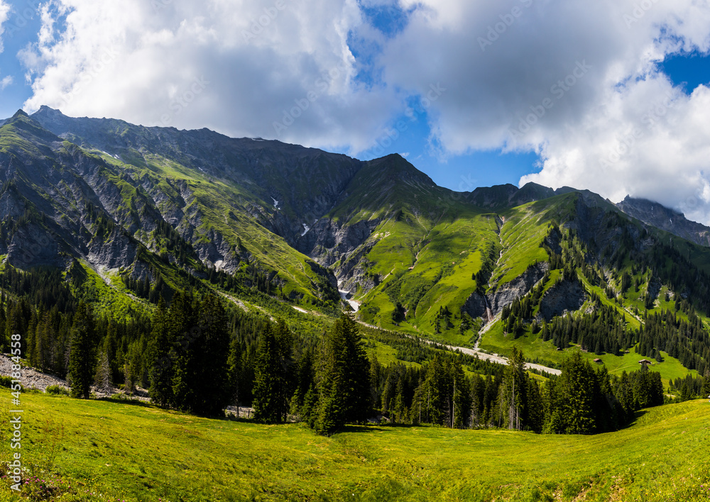 Naklejka premium Adelboden mountains XIII