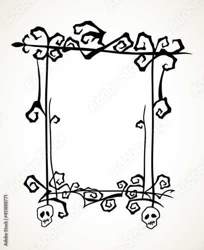 Hand drawn Halloween celebration design element