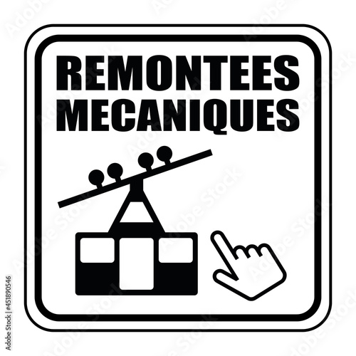 Logo remontées mécaniques.