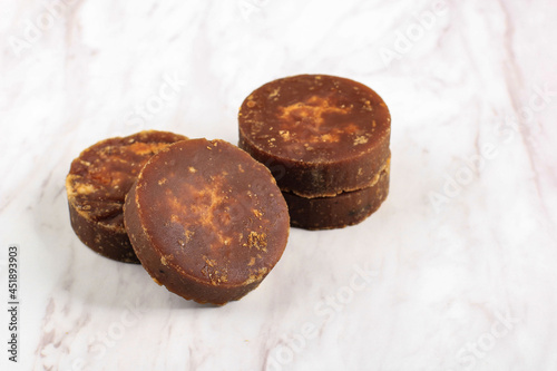 Tablou pe pânză Gula Malacca or Coconut Palm Sugar, Popular as Brown Sugar